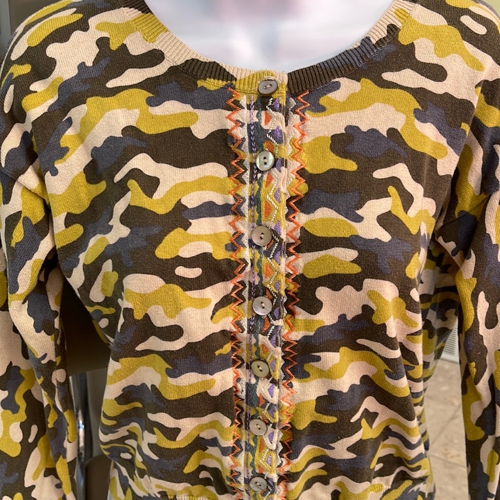 Sundance camo cardigan